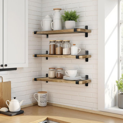 5 Piece Floating Shelf