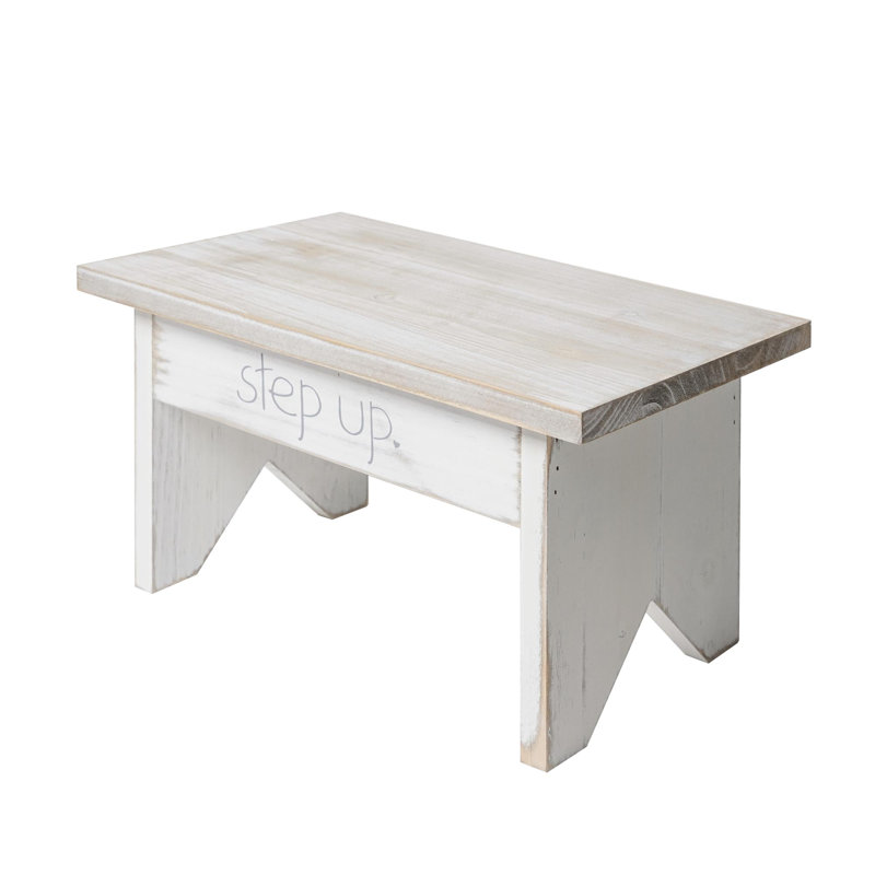 Mangta Solid Wood Accent Stool