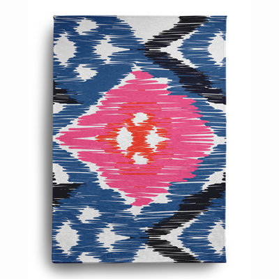 Chenille Ikat Indoor Rug