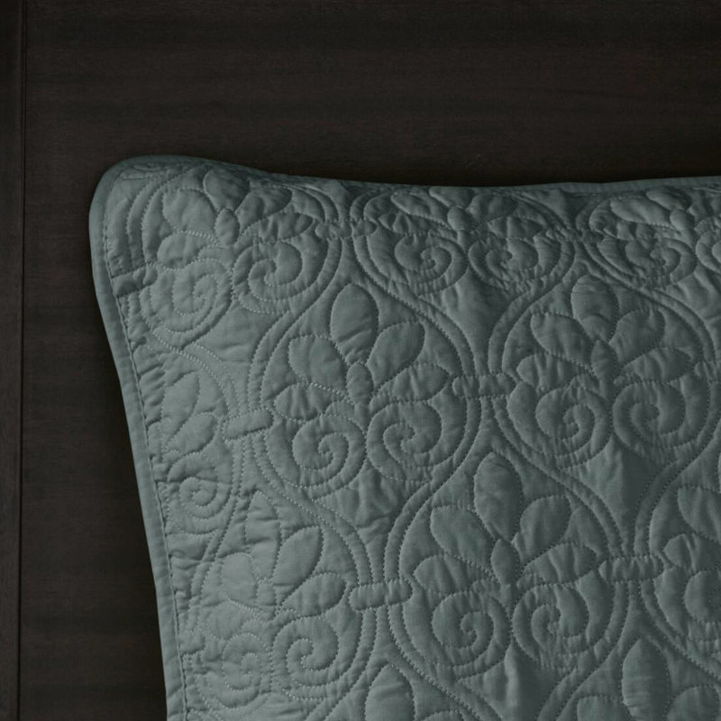 3 Piece Reversible Quilt In Full/queen - Summer Bedding Attract, Quilting Enchant, Pre-washed Cotton Filling For Relax, Includes And 2 Matching Shams, Machine Washable Entice, Elegance, Coziness,