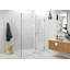 Illume 60 in. x 39.5 in. x 78 in. 90-degree Fully Frameless Wall Hinged Glass Shower Enclosure-1422404097