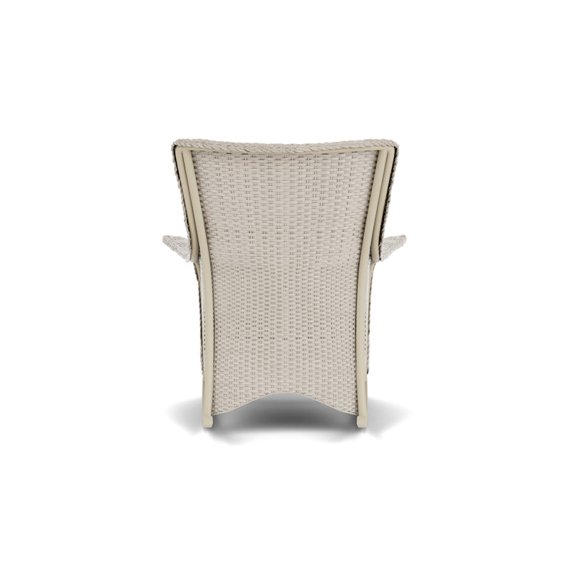Mandalay Outdoor Rocker Chair, Callen Celadon, Linen