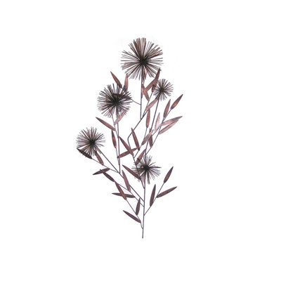 Plants & Flowers Wall Decor on Metal