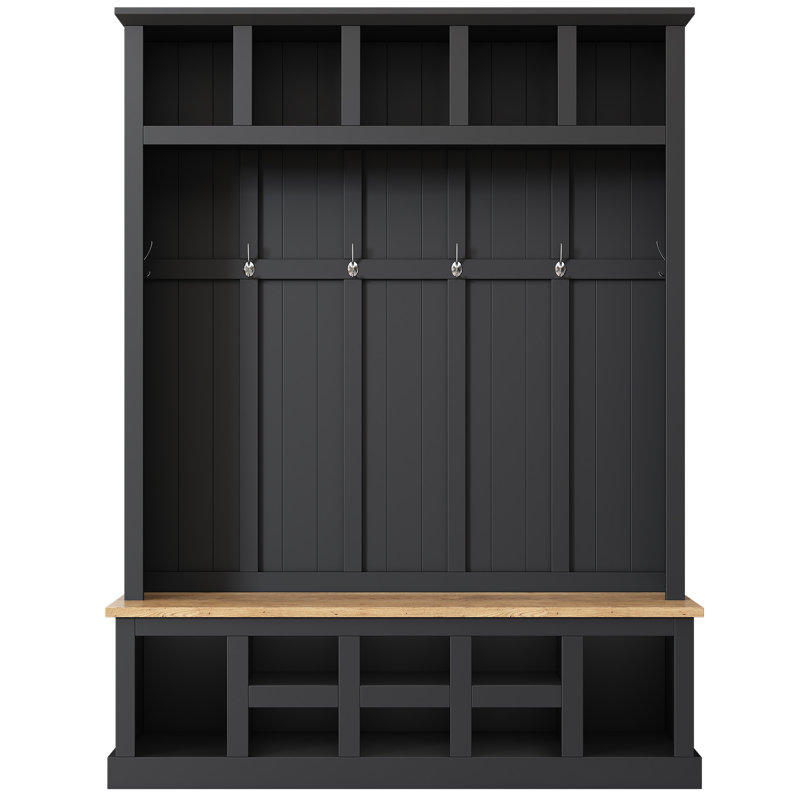 Arbres de couloir multifonctionnels avec rangement, fabrication en MDF, design moderne pour la maison