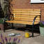 Lupine Manufactured Wood Wood Outdoor Bench