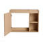 Meuble-lavabo mural 26 po avec lavabo en céramique et porte à fermeture en douceur-2065014877