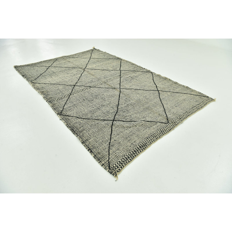 Tapis noir Parra