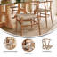 Chaise de salle à manger commerciale en bois et en papier Kraft-789356493-791759287