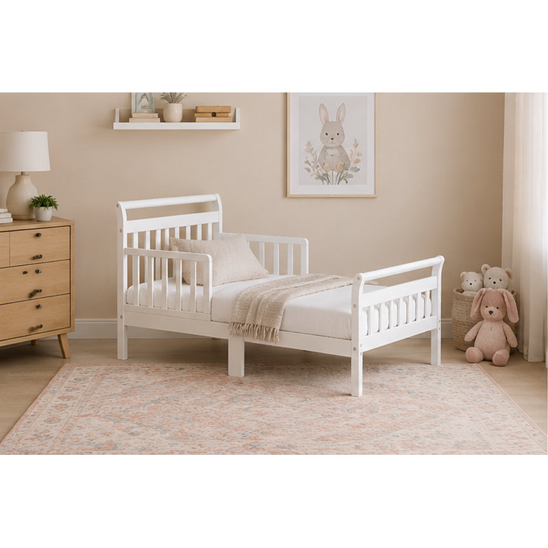 Lit pour tout-petits Broadi, blanc