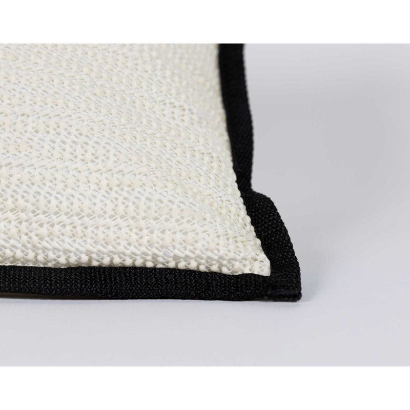 Blue Wave Products 5'' D Seat in Cream With Black Border