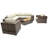 Lsi Fully Assembled 6 Person Seating Group With  Sunbrella Cushions And Concrete Firepit-1762912656