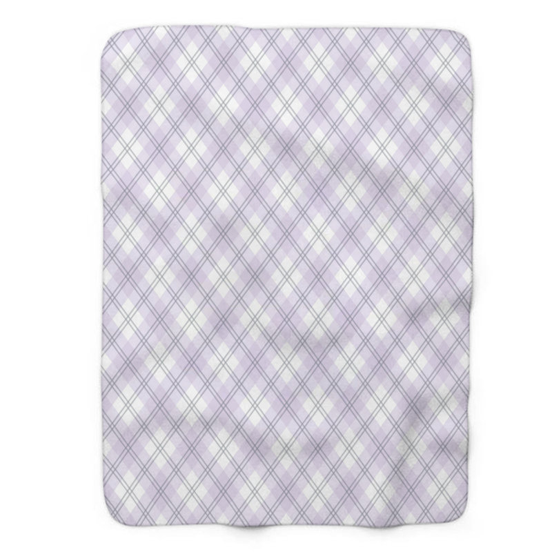 Wisteria Plaid - Couverture sherpa de qualité supérieure 0108, Lit simple