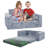 Amilee Kids Couch Sofa, Folding Toddler Couch-874446803-889598634
