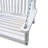 Front Porch Swing With Armrests, Wood Bench Swing With Hanging Chains,For Outdoor Patio ,Garden Yard, Porch, Backyard,  Or Sunroom,Easy To Assemble,White-252968226