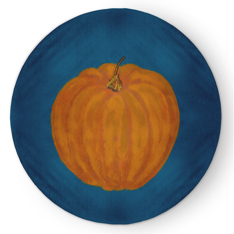 Gliese Chenille Indoor Rug, Round 5'