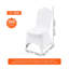Paquet de 200 housses de chaise pliantes en élasthanne extensible universelle - Housses élastiques blanches de qualité supérieure pour mariages, banquets et événements