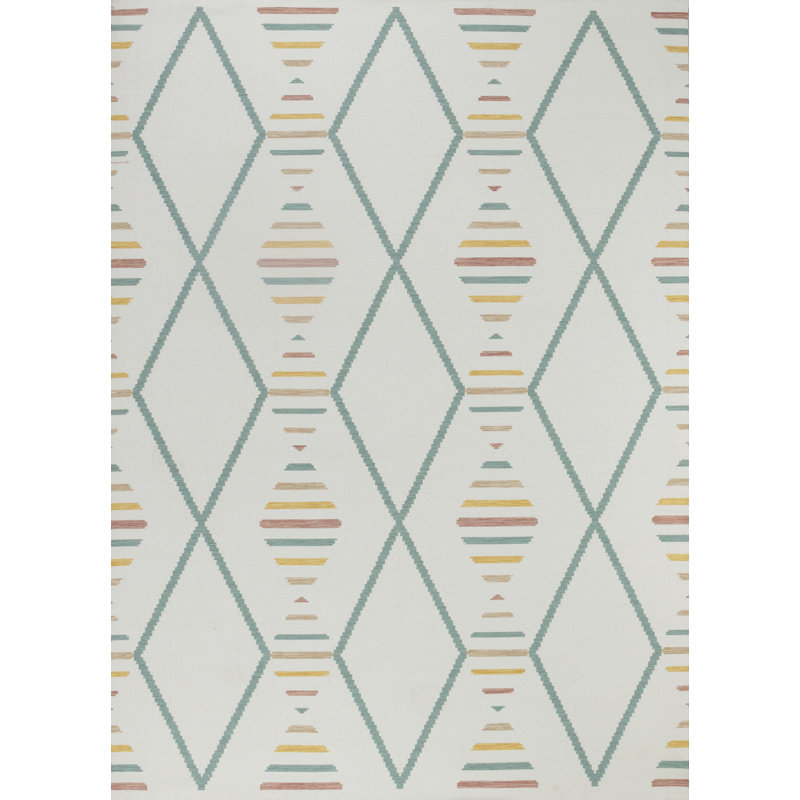 Outdoor Modern Boho Rust Saffron Rug, Rectangle 200 x 275cm