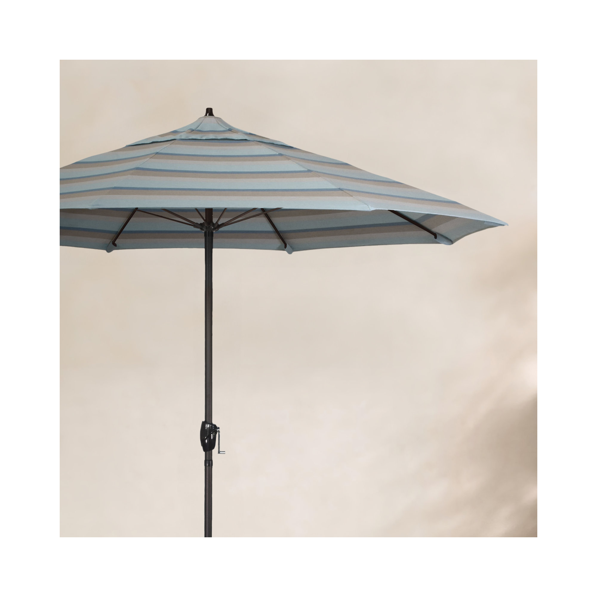 Deshaun 9' Market Sunbrella® Umbrella, Gateway Mist Sunbrella®