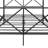 Elanny Four Poster Bed Metal Canopy Bed Frame, Platform Bed Frame with X Shaped Frame-1868452835