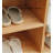 Minimalist Pure Solid Wood Grille Door Shoe Storage Bench