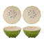 Tropical Fruits Earthenware Dessert Bowl