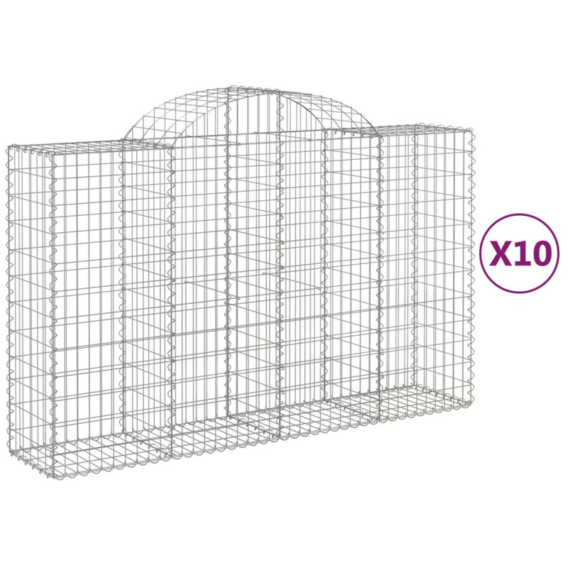 Briceida Silver Galvanised Iron, 140cm H x 200cm W x 50cm D
