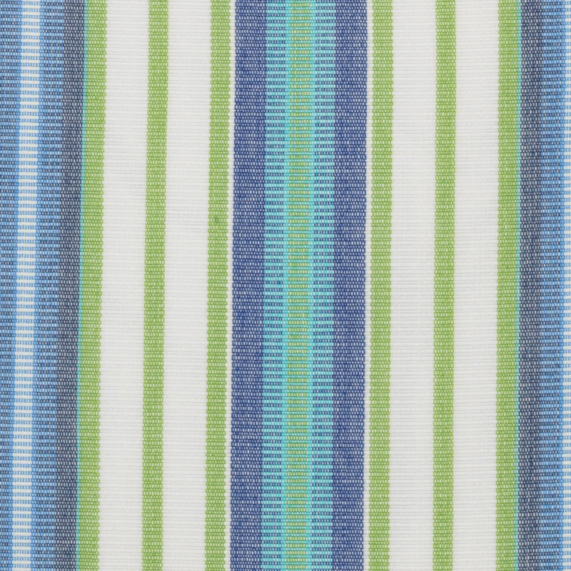 Rejuvenate Sunbrella® Throw Square Indoor/Outdoor Pillow Cover & Insert by Elaine Smith, Aqua/Cobalt/Kiwi