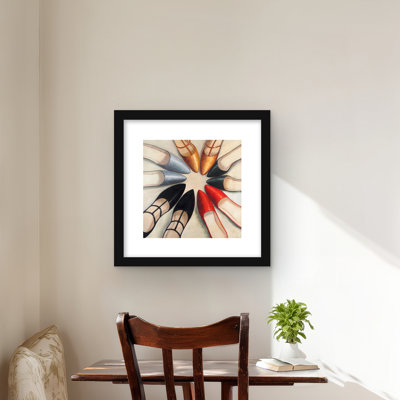 Five Pair of Women Shoes | Fashion Framed Matted Print Decor