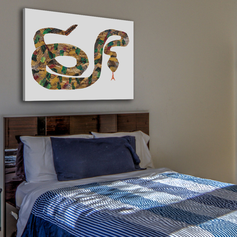 Rattlesnake by Eric Carle - Painting on Canvas, 101cm H x 152cm W