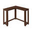 Console d'entrée de chambre à coucher pour le salon, table d'appoint d'angle étroite en stratifié noir transitionnel, stable 2 pour la table de décoration intérieure, console stratifiée, organisation de maison transitionnelle,-222379318