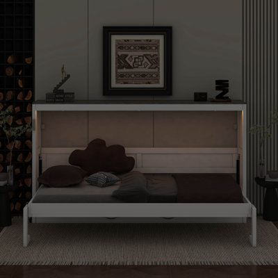 Lit escamotable simple avec lumière DEL