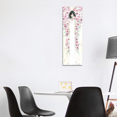 Angel Floral Wings by Ashley Bradley - Painting on Canvas