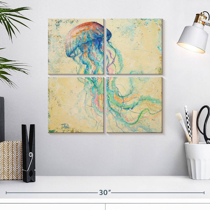 Brampt Creatures Of The Ocean I, 18" H x 18" W