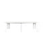 Table extensible blanche, console 118,50 po, pratique pour différents espaces, extensible, blanche, table d'extérieur (mind sun and rain-1170832256-1170832259