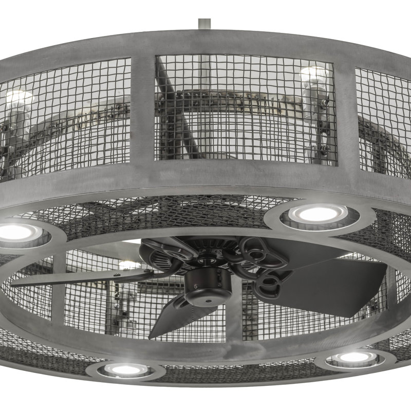 48" Wide Paloma Golpe Chandel-Air, 11.5" H x 48" W x 48" D, Steel
