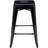 Kohki 24" Counter Stool Metal Bar Stools Counter Height Barstools Backless Indoor/Outdoor Bar Stools Kitchen Counter Stools Chairs(Set of 2)-1521817808-1521817809