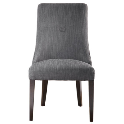 Chaise parsons rembourrée Tonio en gris