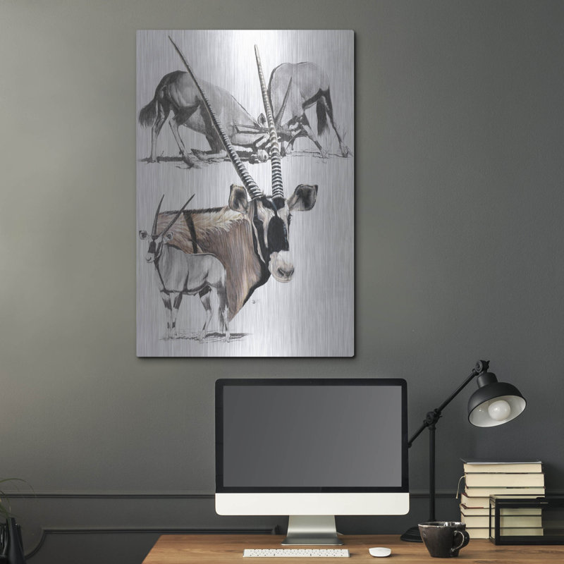 "Gemsbok" par Barbara Keith, H 36 po x l 24 po