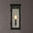 1 Light H12 In. Modern Matte Black Outdoor Wall Light With Dusk-to-dawn Sensor Simplicity Exterior Wall Sconce With Clear Glass Shade For Porch Garden 				