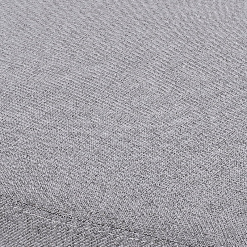 Tabouret de comptoir 2 kd sans dossier, gris. Coussin de siège en tissu doux, fabrication en bois. Améliore la maison. P 15,08 po x l 18,83 po x H 26,6 po, pieds robustes.