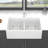 Farmhouse Sink Workstation - 33 Inch  Ceramic Double Bowl Farm Kitchen Sink
