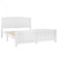 Grand lit plateforme, bois massif avec lattes de soutien, aucun sommier nécessaire, design blanc minimaliste-1172599395-1172599398