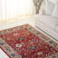 Tapis rouge / beige en polypropylène tissé à plat Ralph Lauren-24081703