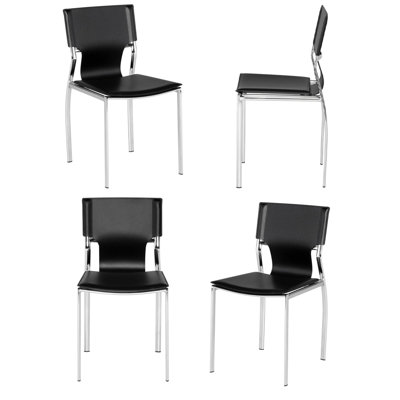 Chaise de salle à manger en cuir