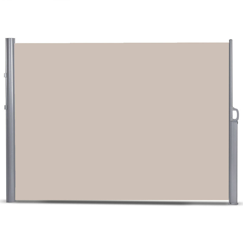 K-Like 71'' W x 2'' D Beige Cover Retractable Side Awning