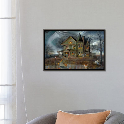 Haunted House by Ruane Manning - Painting Print