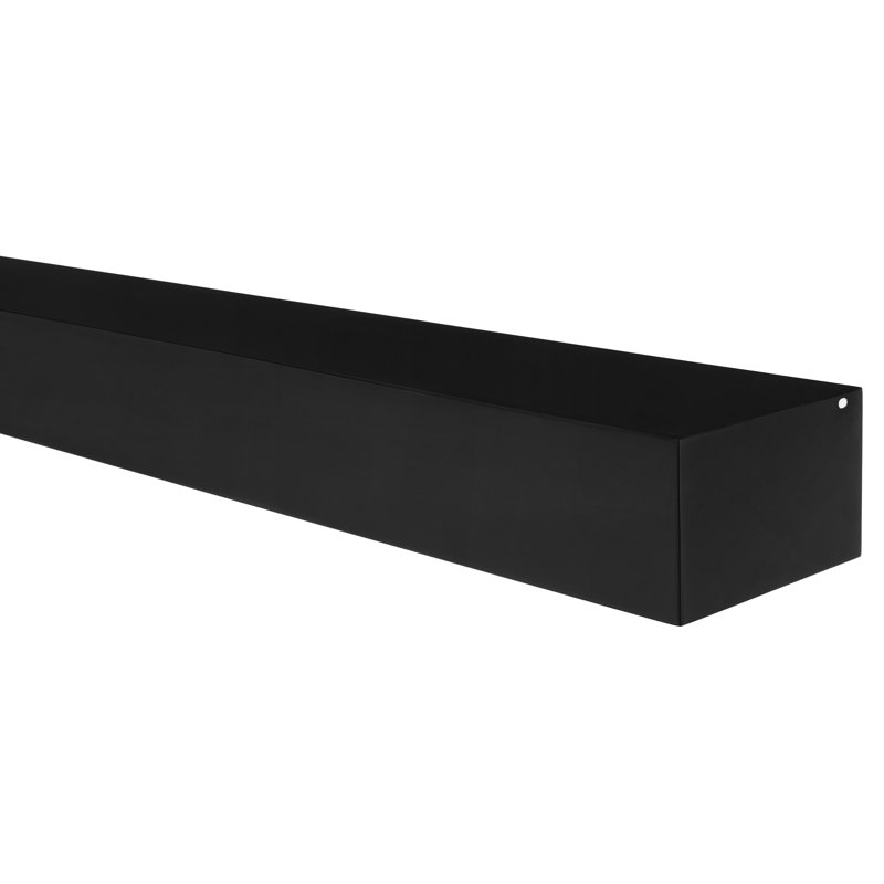The Sam 84" Shelf MDF Black Paint, 84", Black