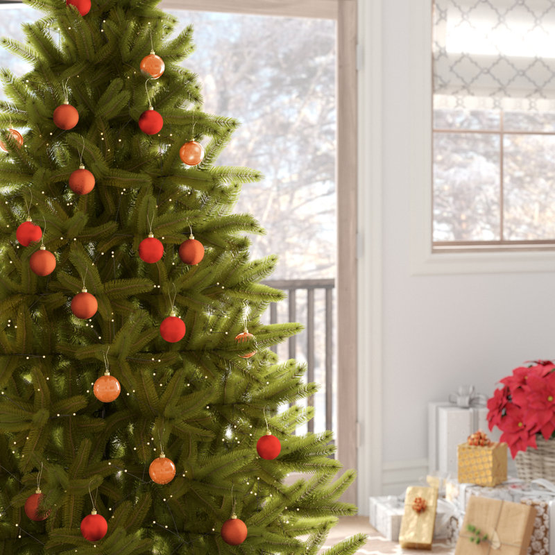 Holiday Décor Ball Ornament, Burnish Orange