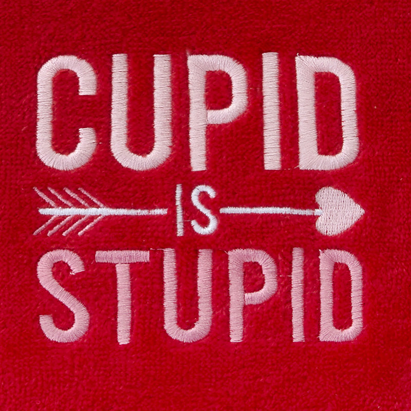 Cupid is Stupid Hand Towel