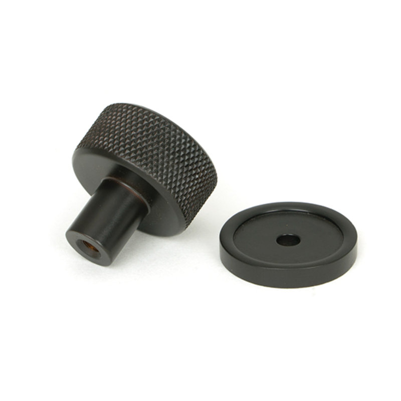 Round Knob, 2.5 cm, Aged Bronze